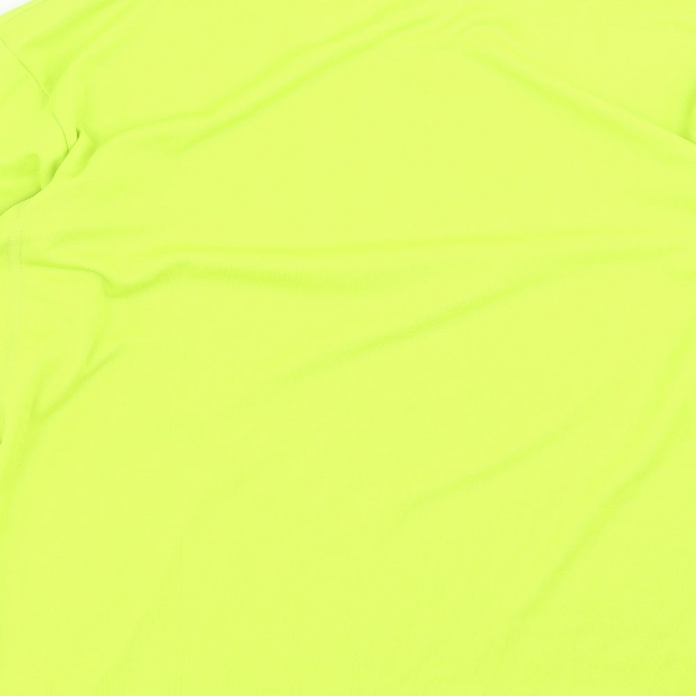 SPIRO Mens Yellow   Basic T-Shirt Size M