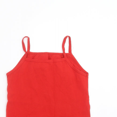 ELEGANCE Womens Red   Camisole T-Shirt Size M