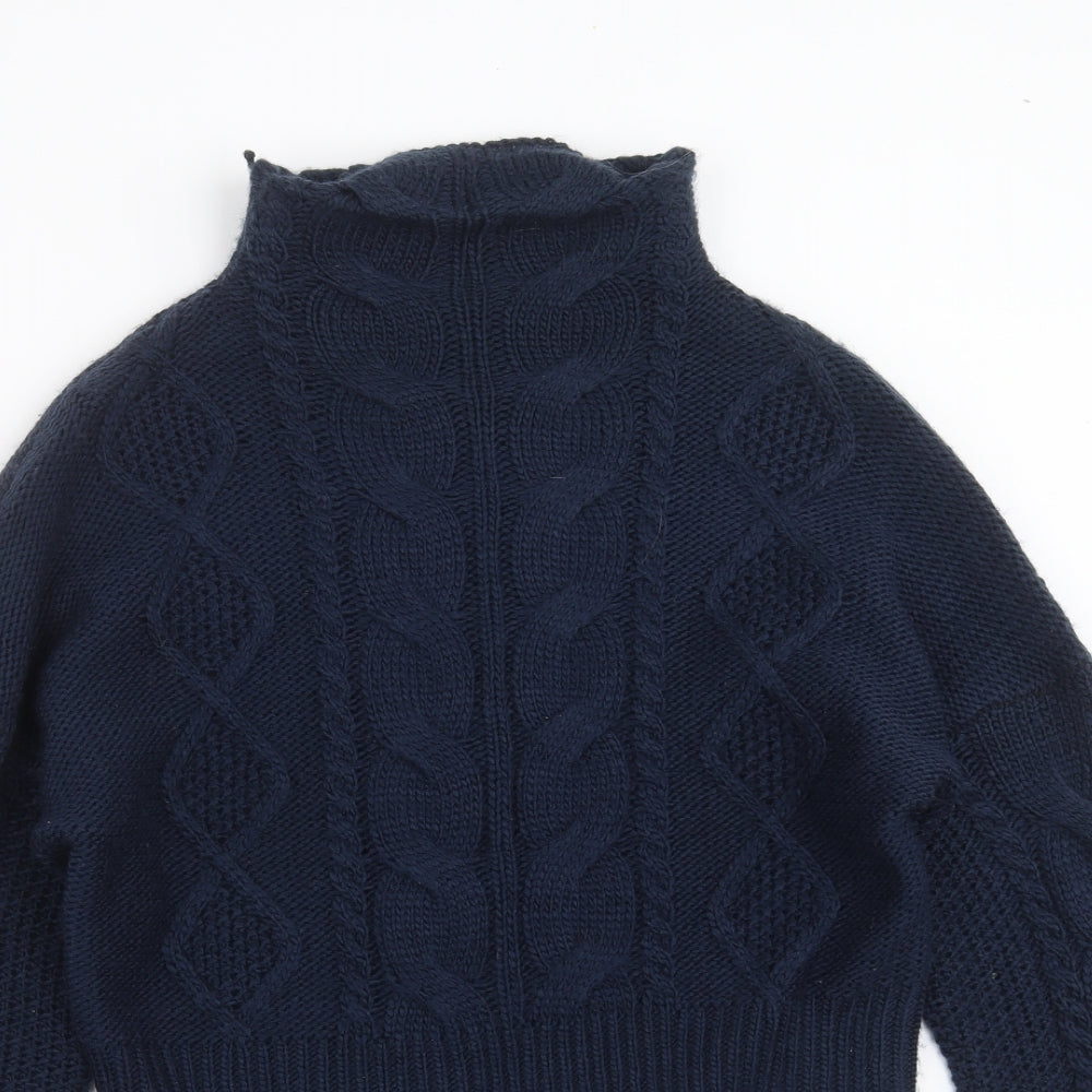 Fashion Union Womens Blue  Knit Pullover Jumper Size 12