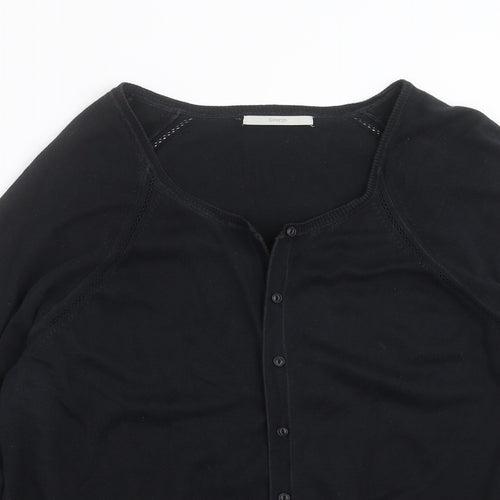 George Womens Black  Knit Cardigan Jumper Size 18