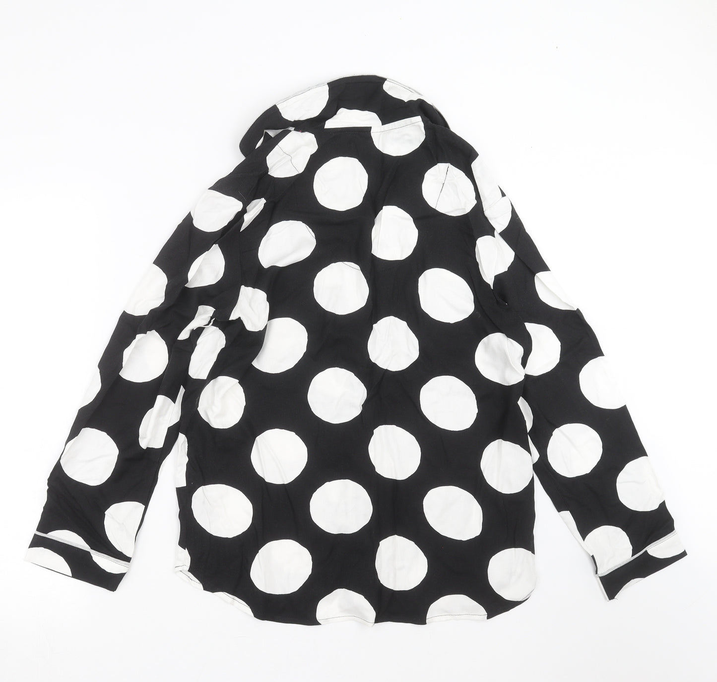 NEXT Womens Black Polka Dot  Top Pyjama Top Size 12