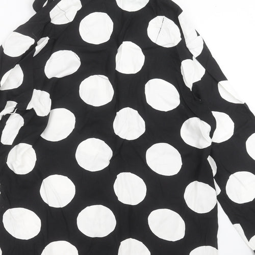 NEXT Womens Black Polka Dot  Top Pyjama Top Size 12