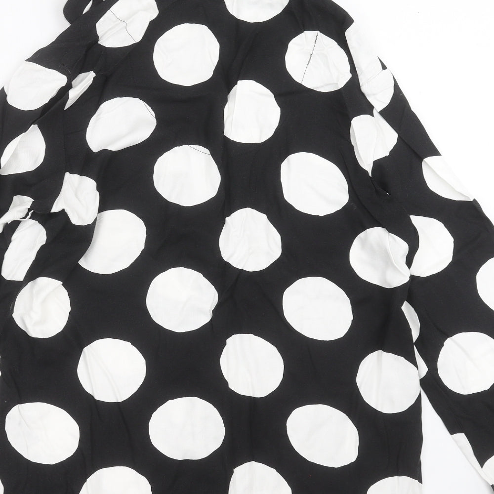 NEXT Womens Black Polka Dot  Top Pyjama Top Size 12