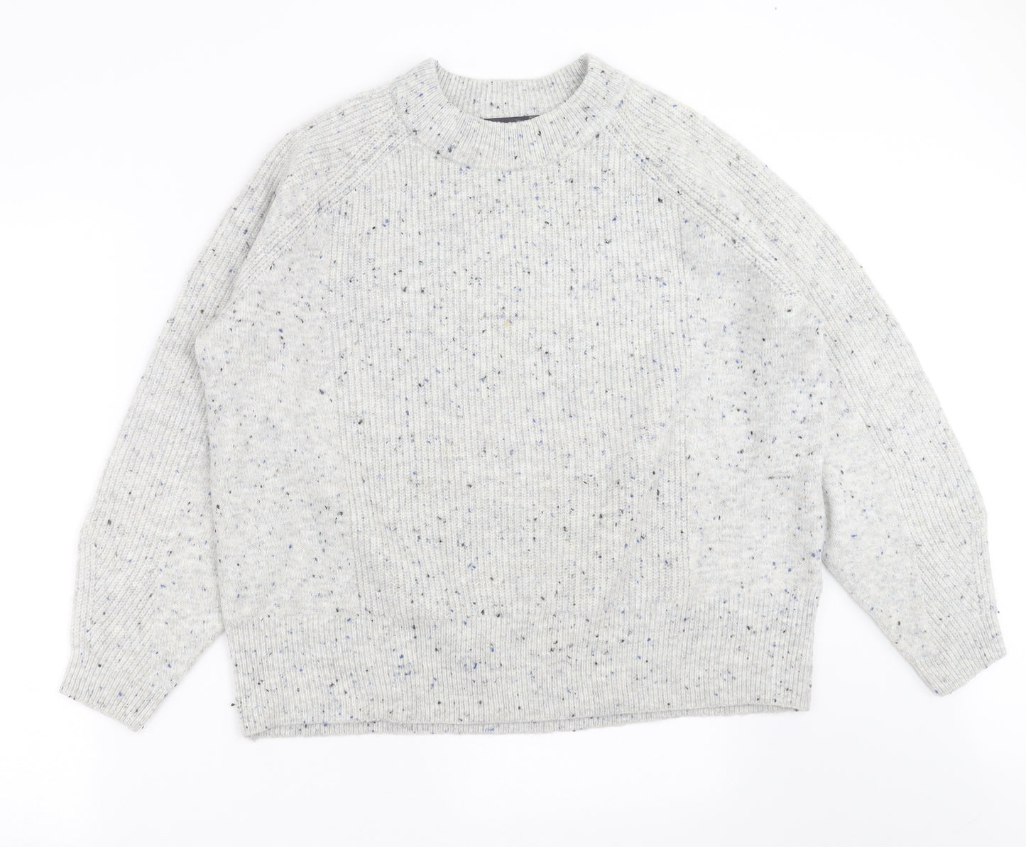 Marks and Spencer Mens Grey  Knit Pullover Jumper Size L