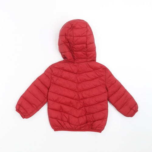 Dunnes Stores Baby Red   Jacket Coat Size 6-9 Months