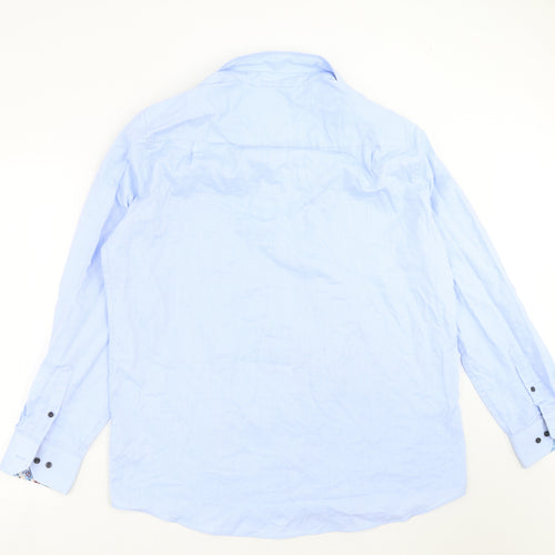 NEXT Mens Blue    Dress Shirt Size 17.5