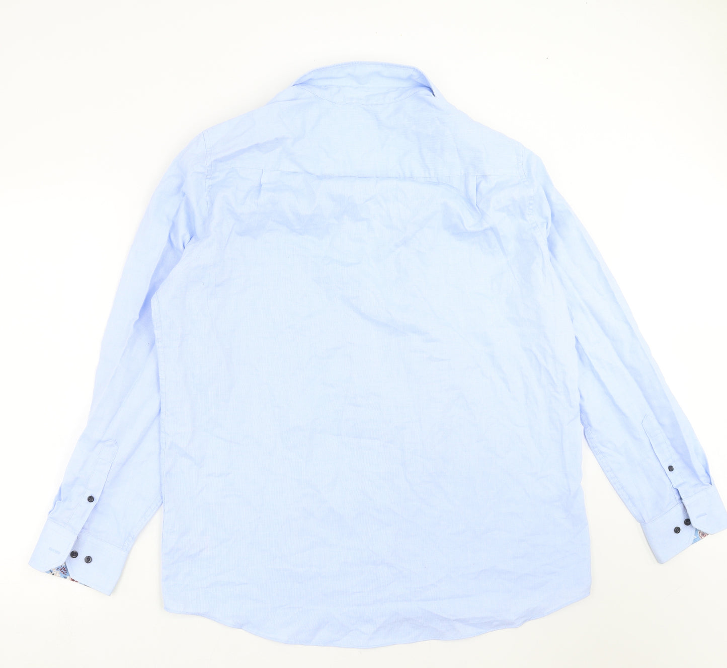NEXT Mens Blue    Dress Shirt Size 17.5
