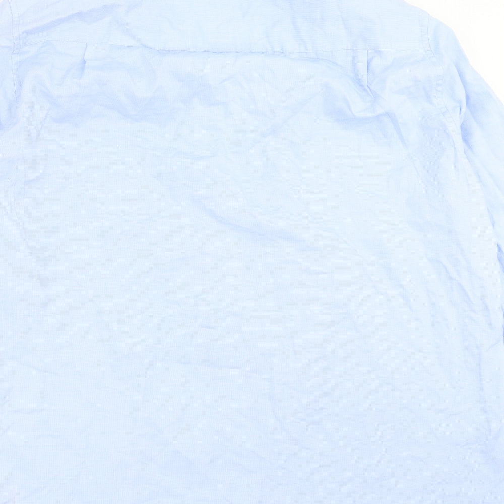 NEXT Mens Blue    Dress Shirt Size 17.5