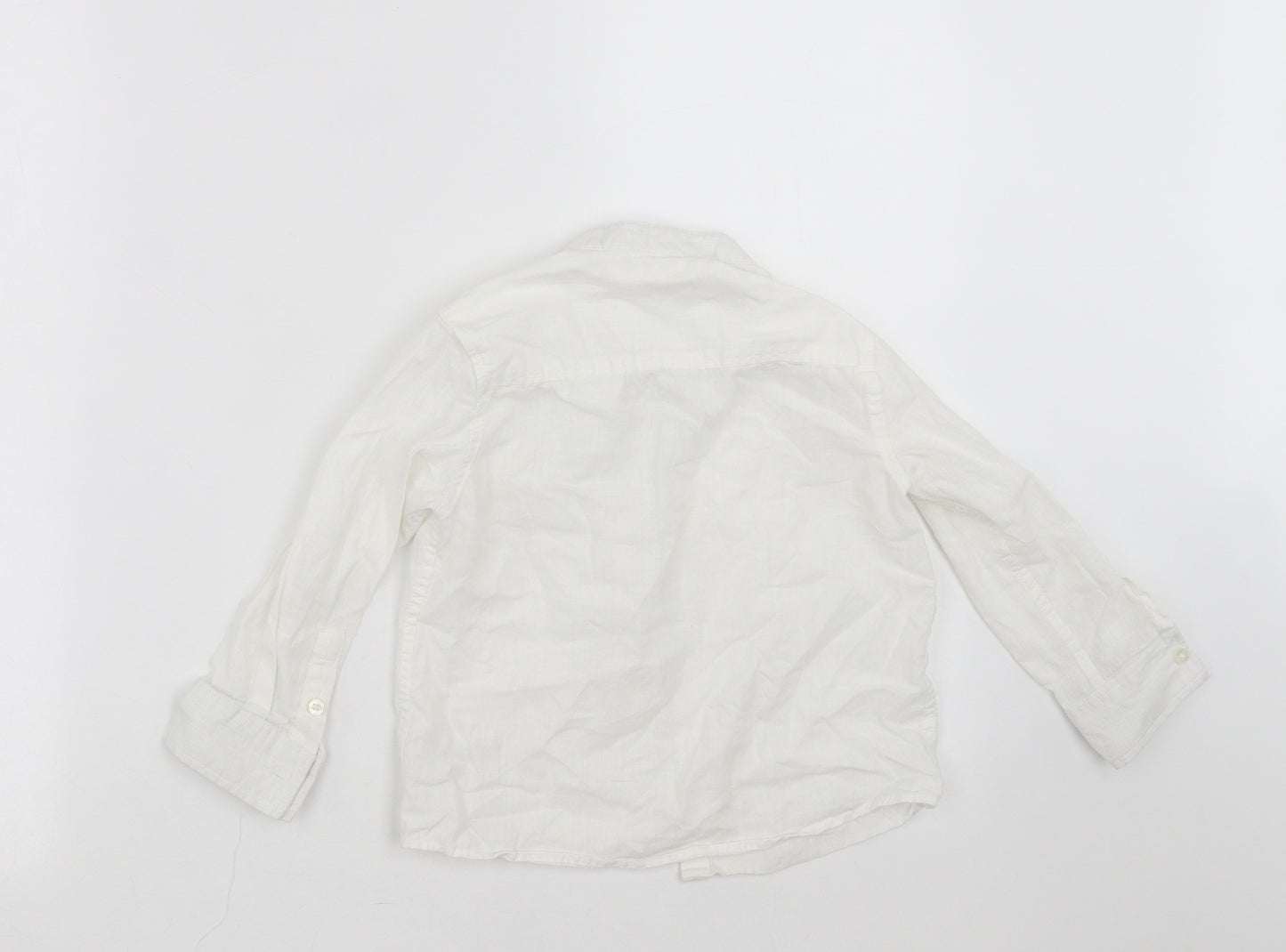 Notting Hill Boys White   Basic Button-Up Size 5 Years