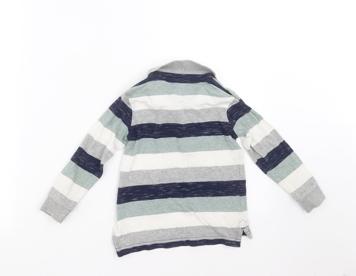 George Boys Grey Striped  Basic Polo Size 2-3 Years