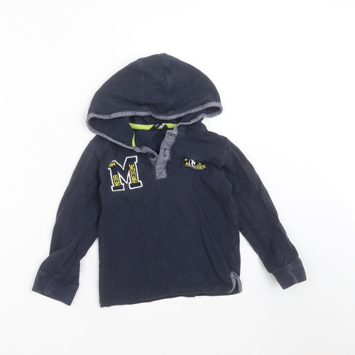 George Boys Blue   Pullover Hoodie Size 4-5 Years