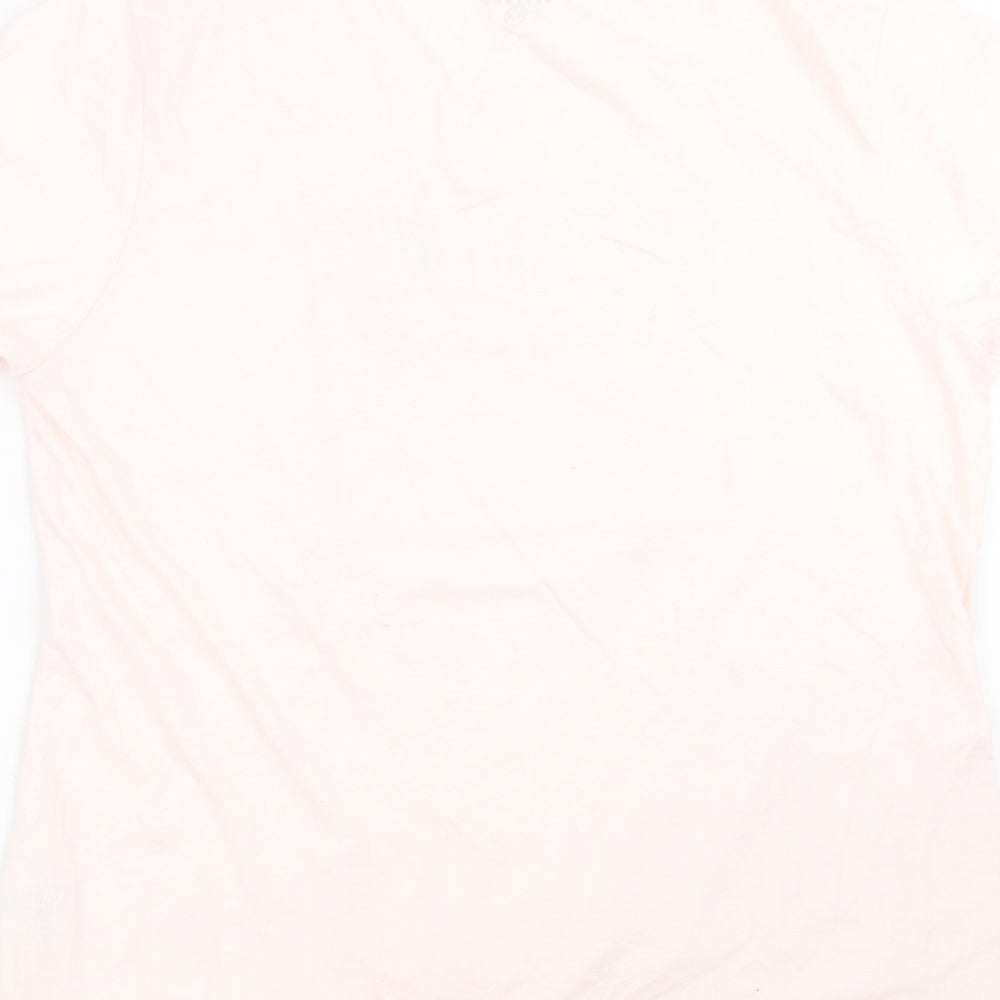 JEFF & CO Womens Pink Solid  Top Pyjama Top Size 12  - Be Kind to Yourself