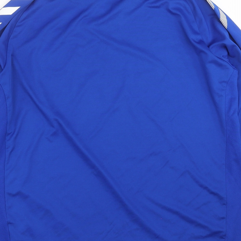 Hummel Mens Blue   Basic T-Shirt Size L  - EVERTON FC