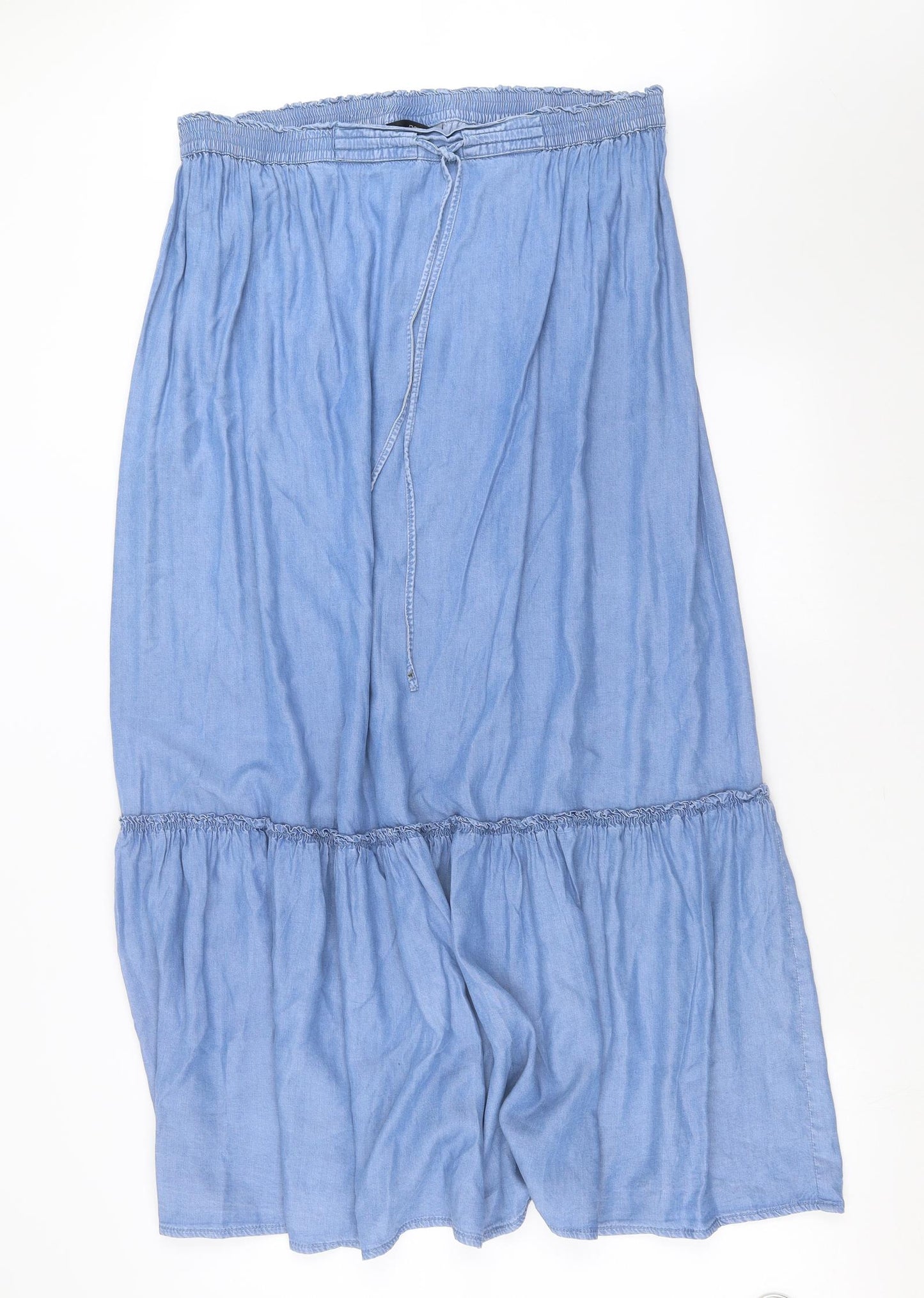NEXT Womens Blue  Denim Maxi Skirt Size 18