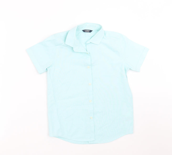 LC Waikiki Boys Green   Basic Button-Up Size 7-8 Years