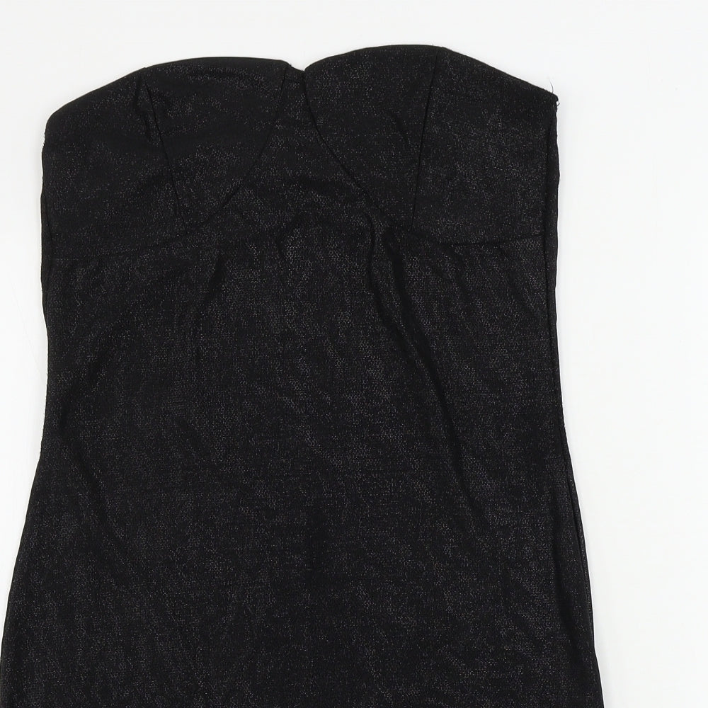 PRETTYLITTLETHING Womens Black   Bodycon  Size 14