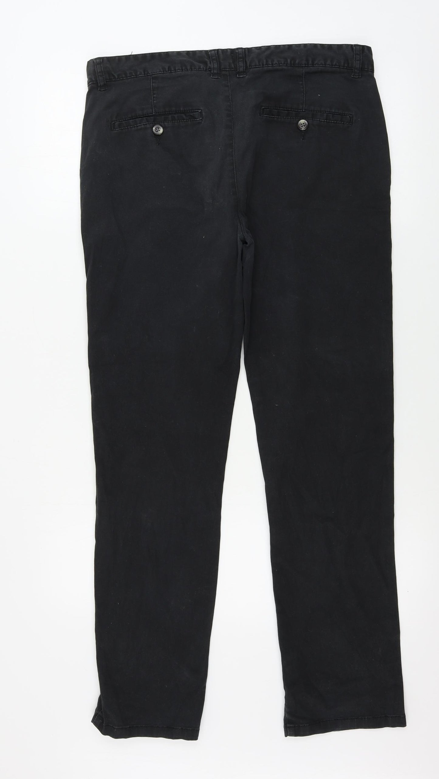 Primark  Mens Black   Chino Trousers Size 32 in L31 in