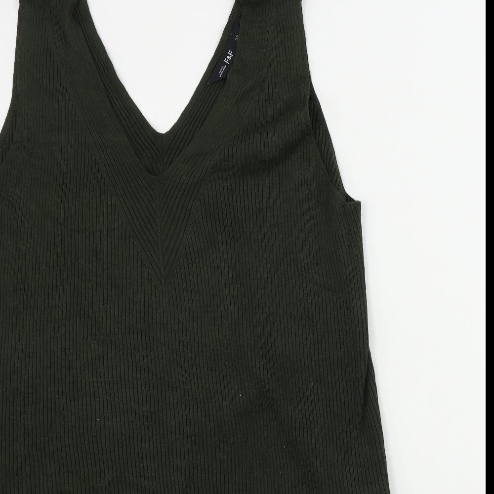 F&F  Womens Green   Jumper Dress  Size 20