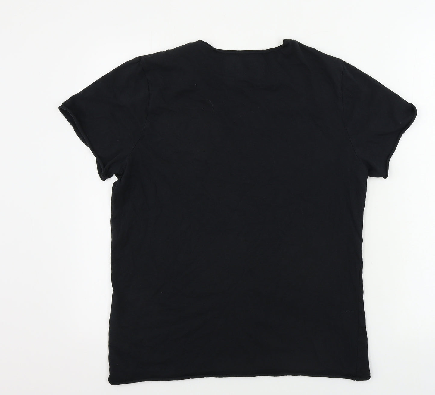 New Look  Womens Black   Basic T-Shirt Size M  - ACDC