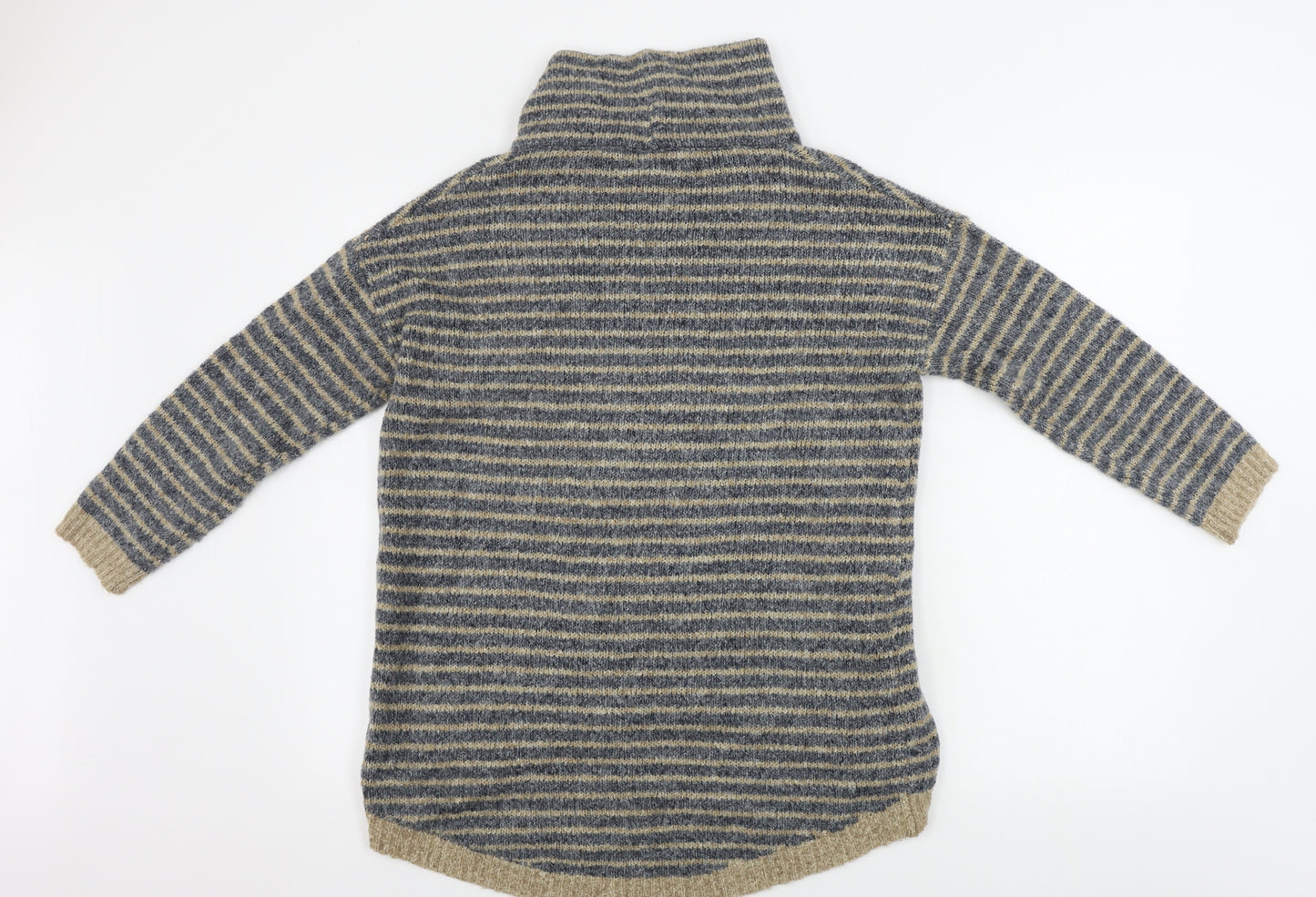 Apricot Womens Beige Striped  Pullover Jumper Size 8