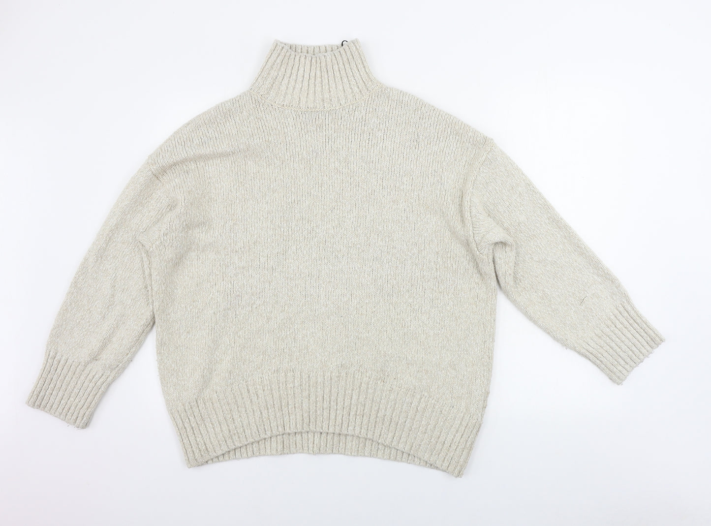 H&M  Womens Beige   Pullover Jumper Size S