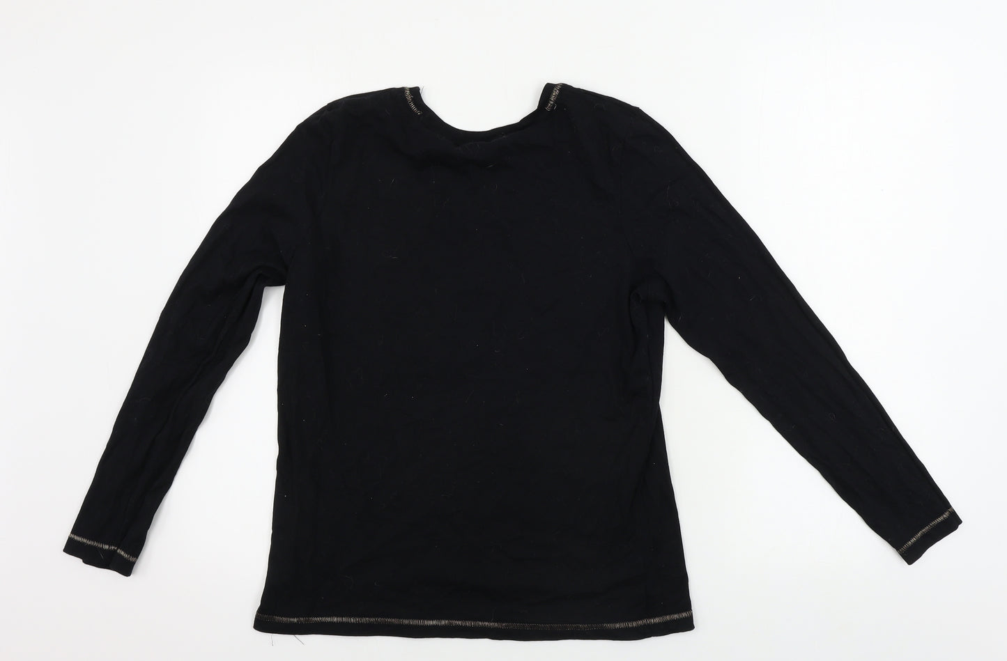 George  Girls Black   Basic T-Shirt Size 10 Years  - HARRY POTTER