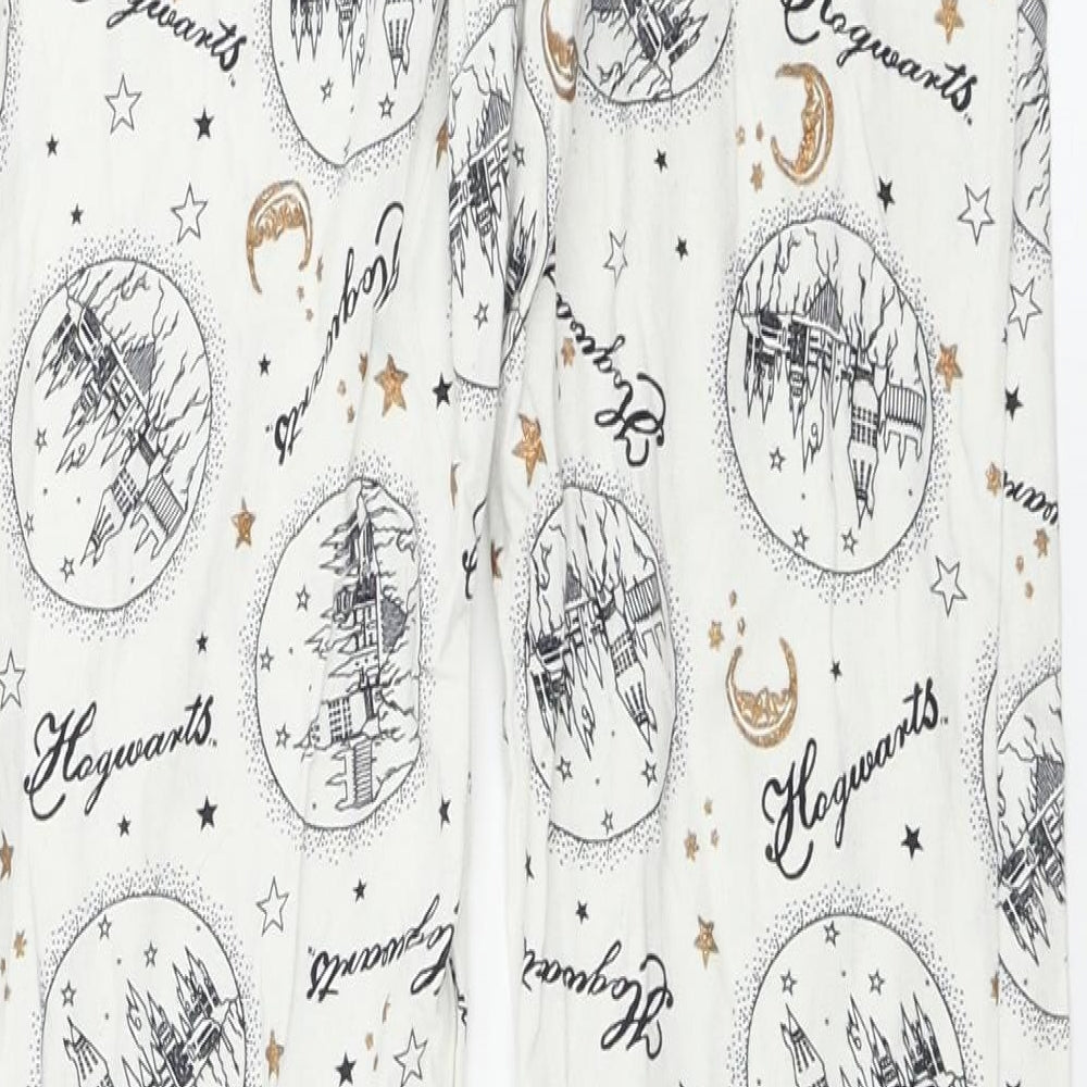 George  Girls White   Sweatpants Trousers Size 10 Years - Harry Potter