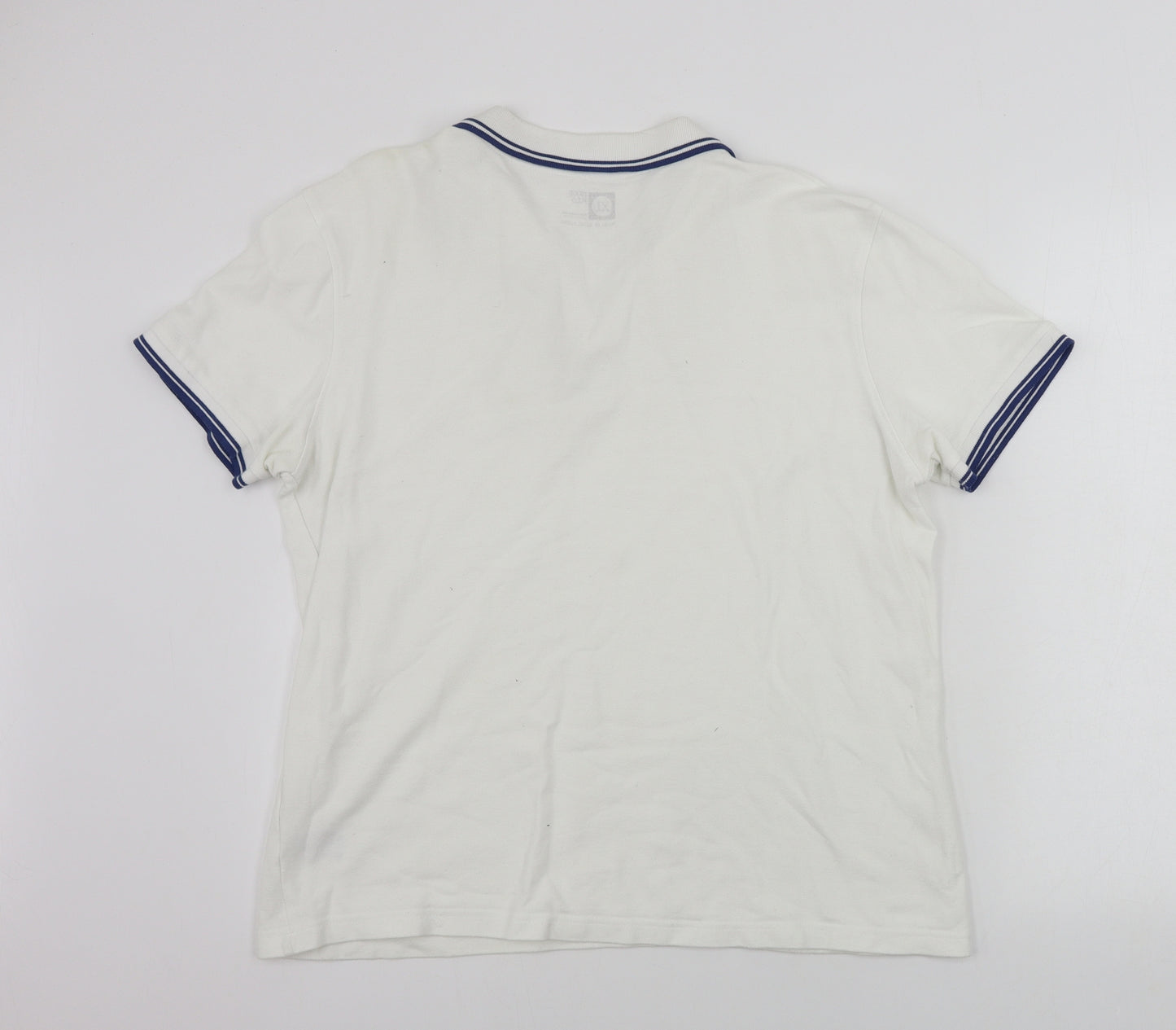 Cedar Wood State  Mens Ivory    Polo Size XL