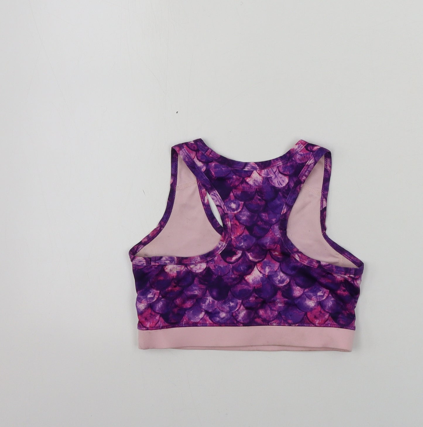 USA Pro Girls Purple   Cropped Tank Size 9-10 Years