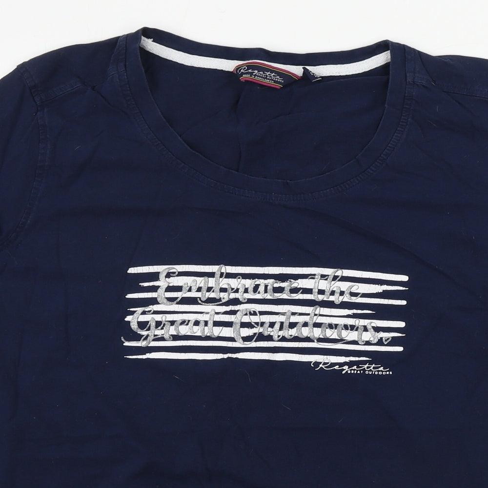 Regatta  Womens Blue   Basic T-Shirt Size 16