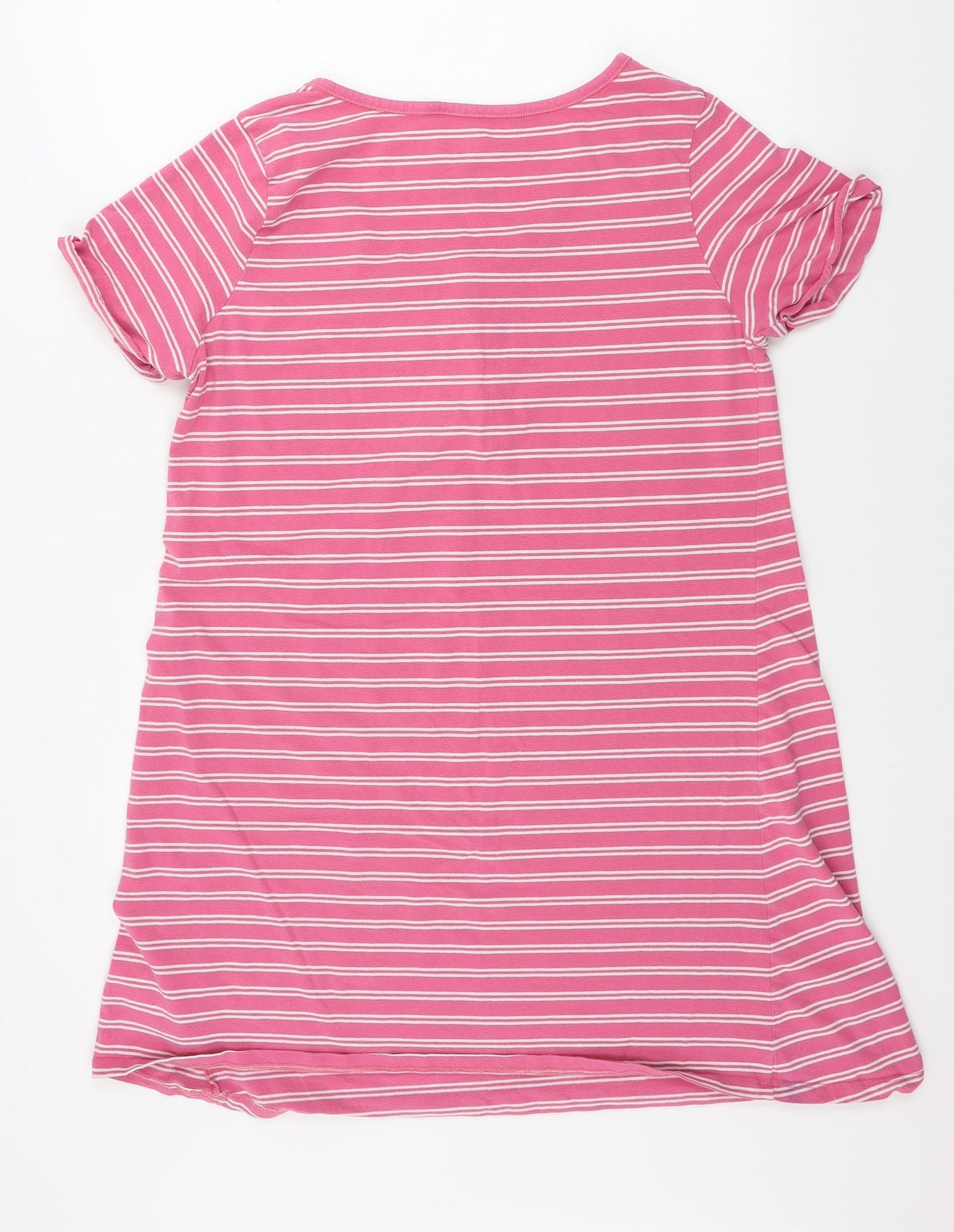 Preworn  Womens Pink Striped  A-Line  Size L