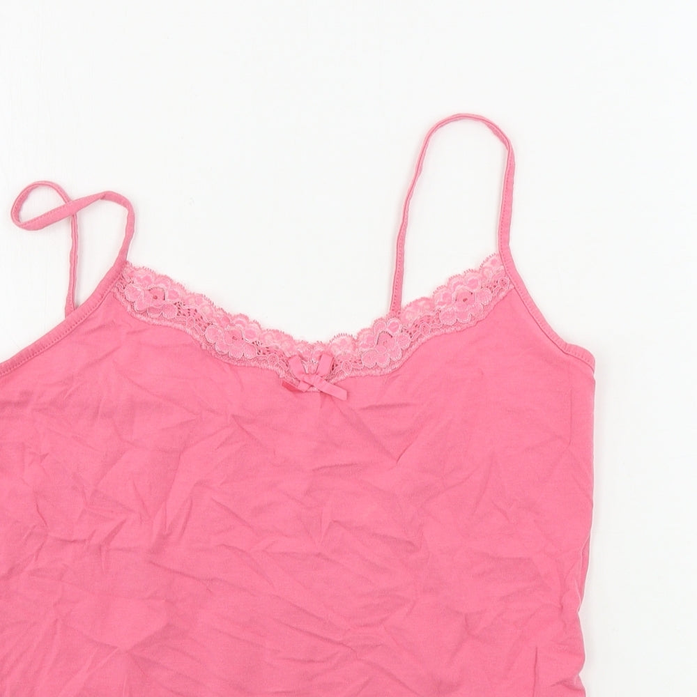 George  Womens Pink   Basic Tank Size 16