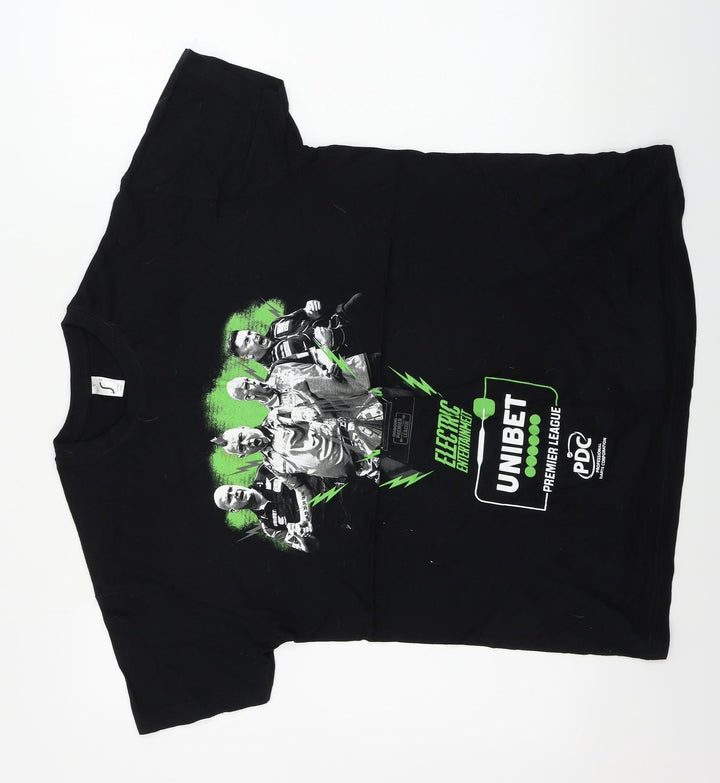 Regent Mens Black    T-Shirt Size S