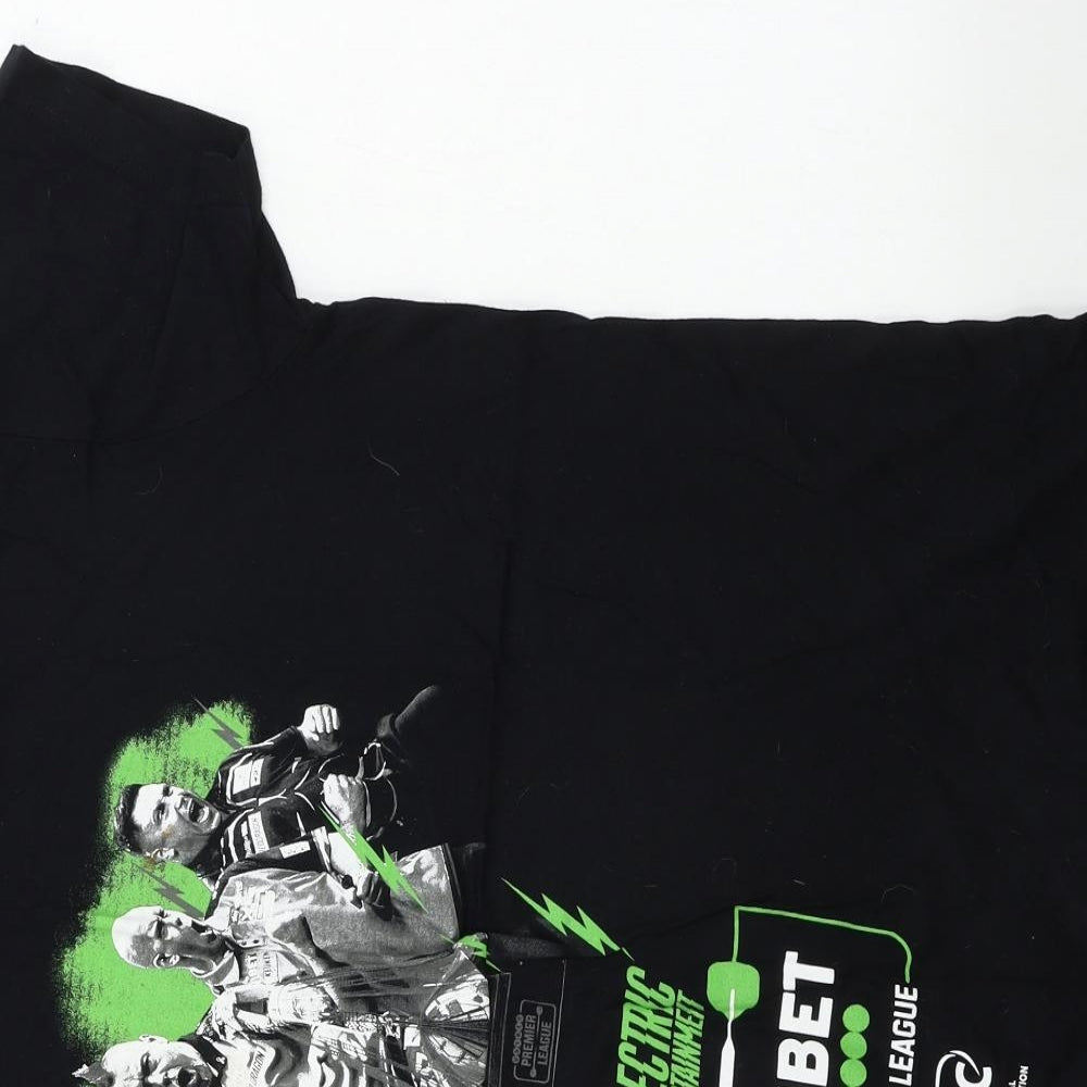 Regent Mens Black    T-Shirt Size S