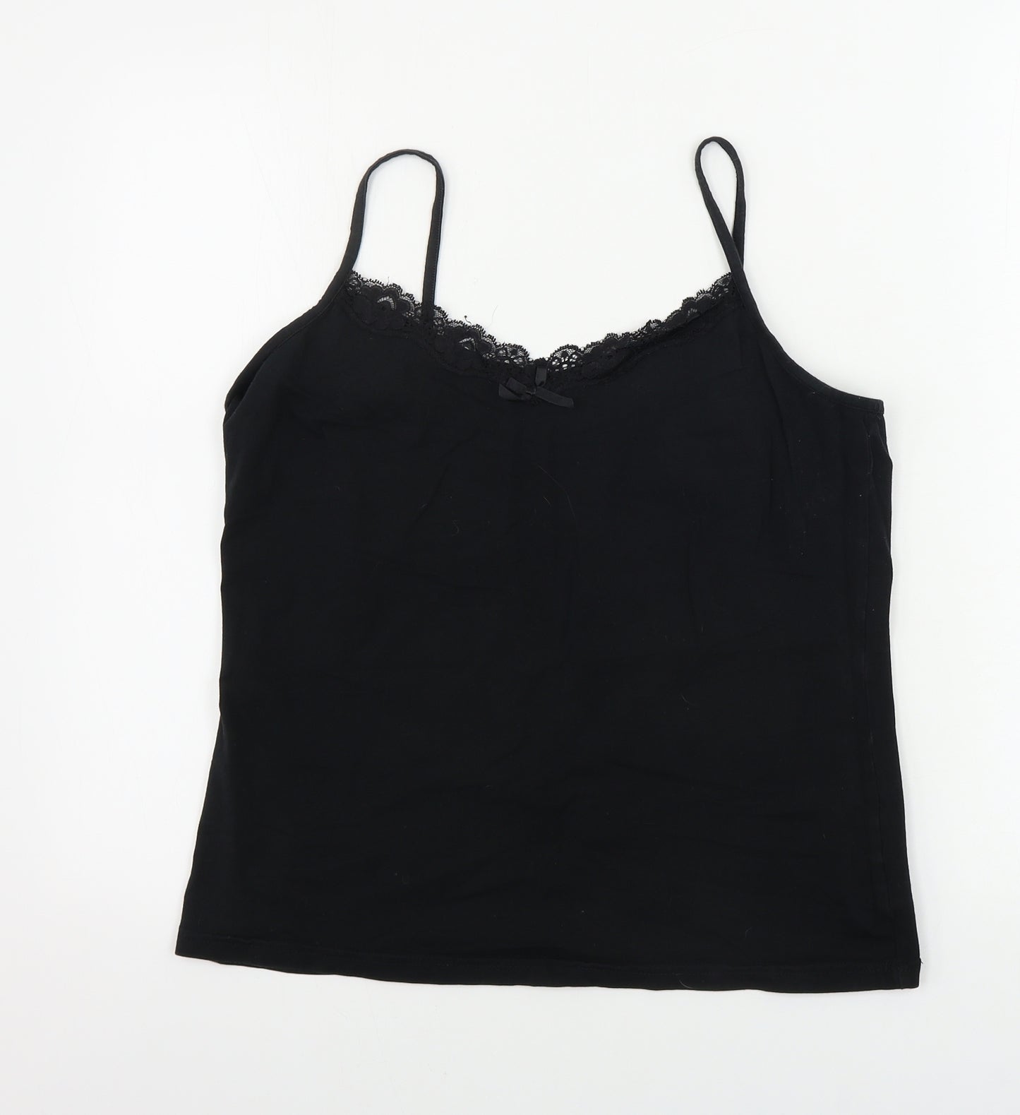 George  Womens Black   Basic Tank Size 16