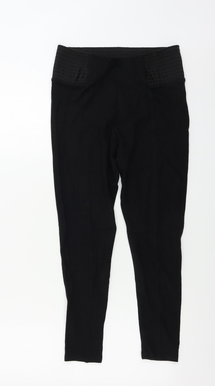 Topshop  Womens Black   Trousers  Size 12 L21 in
