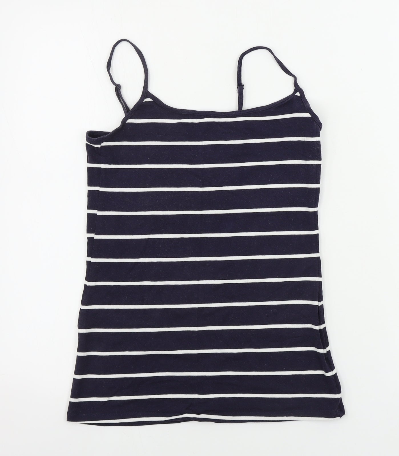 Primark  Womens Blue Striped  Basic Tank Size 12