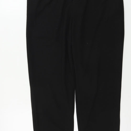 Preworn  Womens Black   Trousers  Size 32 in L26 in