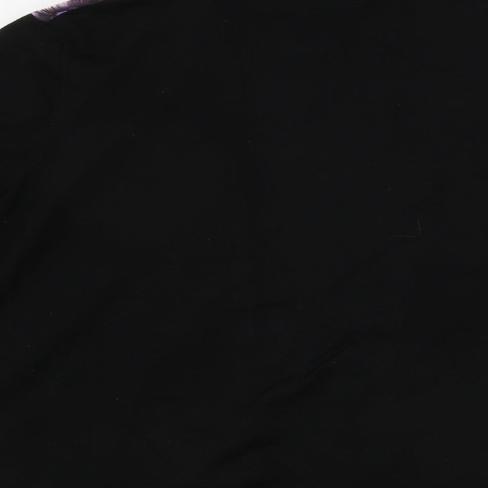 Julian MacDonald  Womens Black Floral  Cardigan Jumper Size 14