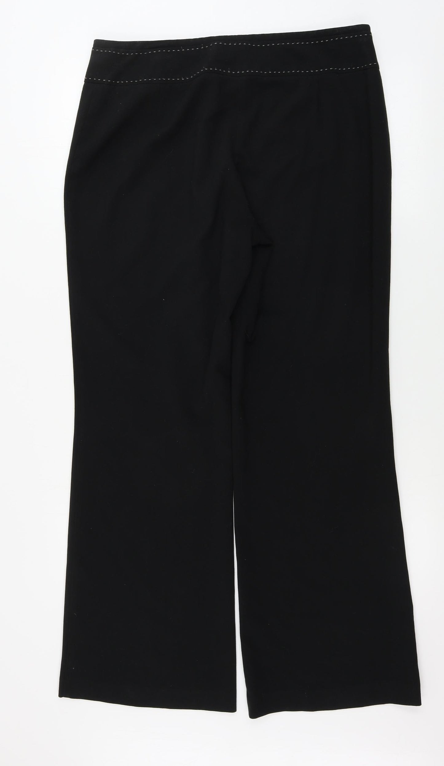 Marks and Spencer  Womens Black   Trousers  Size 14 L29 in