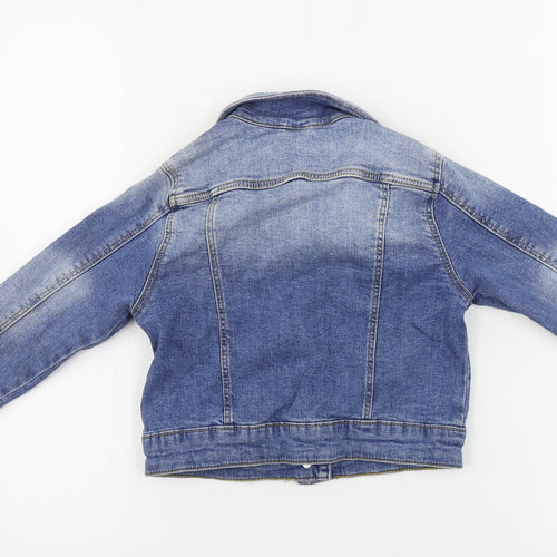 denim co Girls Blue   Jacket Coat Size 6-7 Years