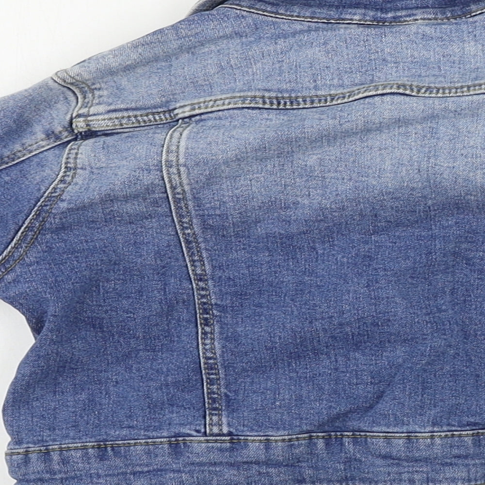denim co Girls Blue   Jacket Coat Size 6-7 Years