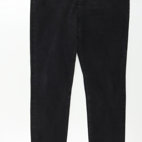 Marks and Spencer  Womens Black Houndstooth  Skinny Jeans Size 12 L24 in
