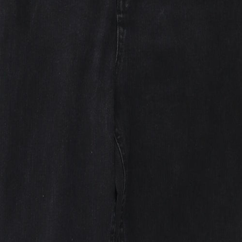 Marks and Spencer  Womens Black Houndstooth  Skinny Jeans Size 12 L24 in