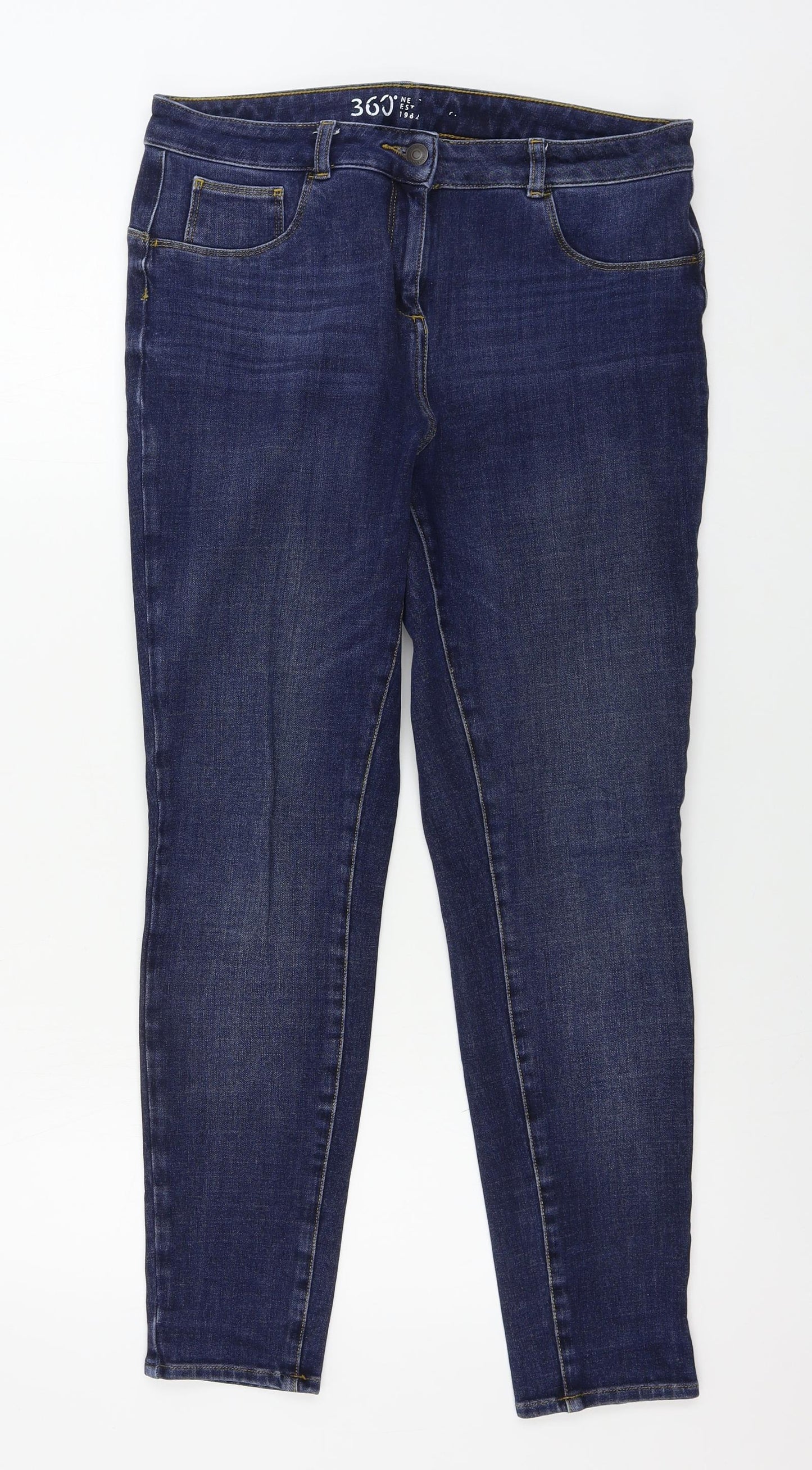 NEXT  Womens Blue   Skinny Jeans Size 14 L26 in
