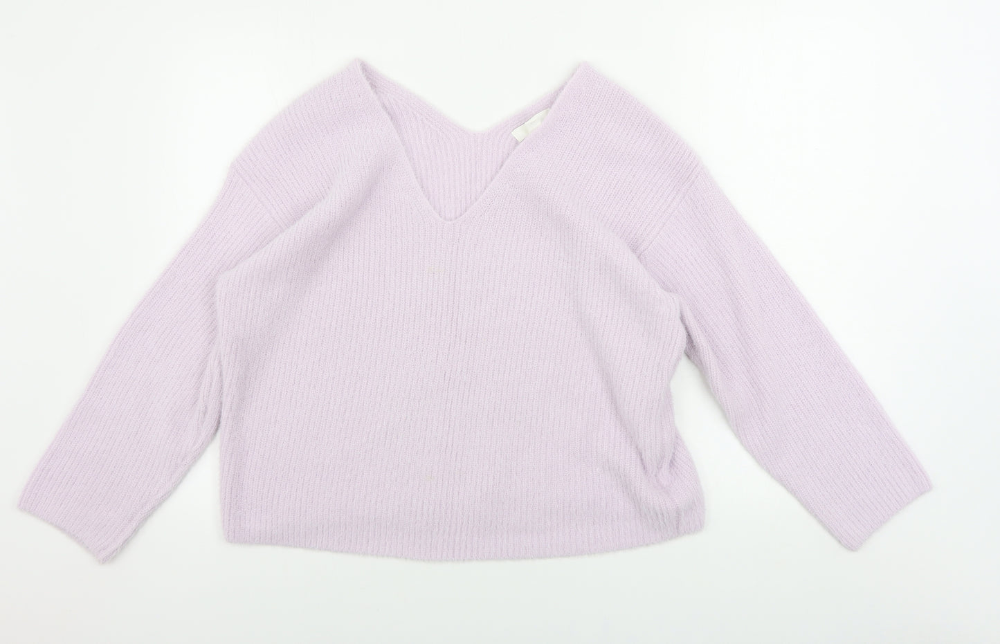 H&M  Womens Purple   Pullover Jumper Size M