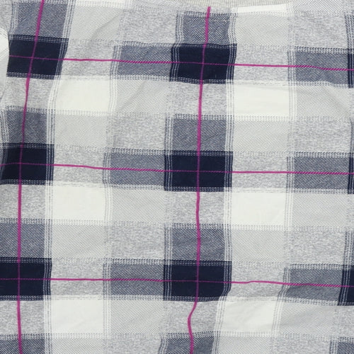 NEXT  Womens Grey Check  Pullover Jumper Size S