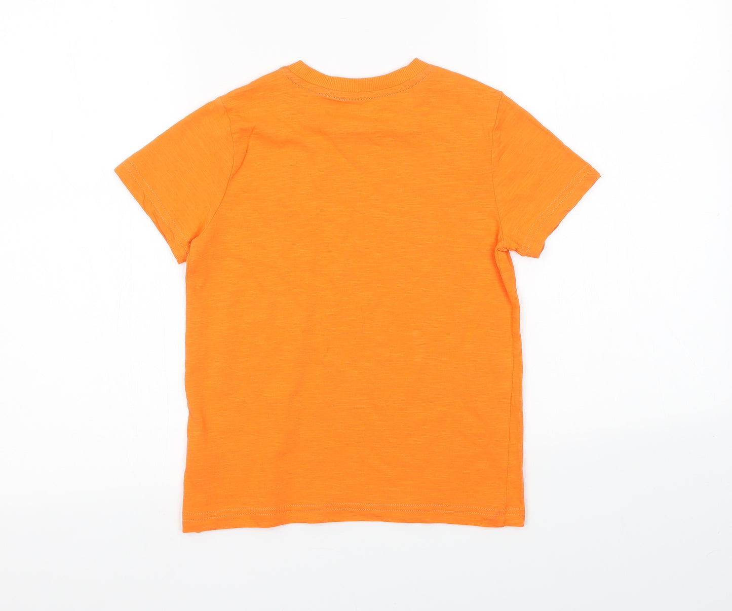 F&F Boys Orange   Basic T-Shirt Size 6 Years