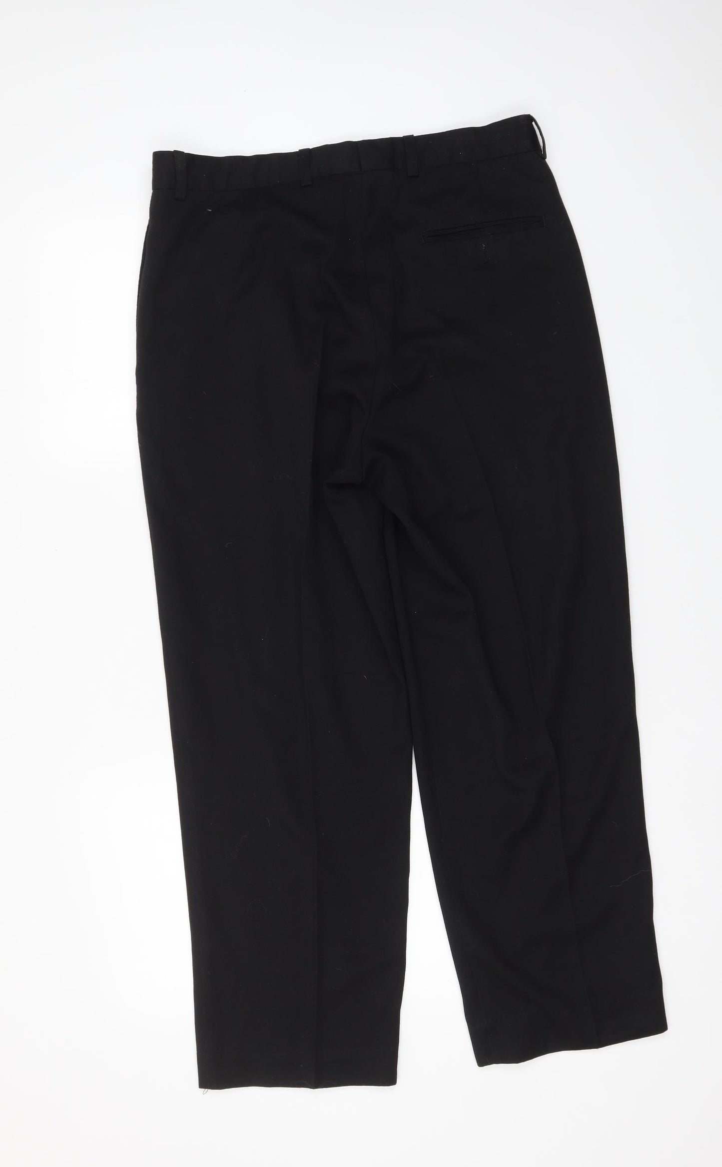 Burton Mens Black   Trousers  Size 34 L27 in