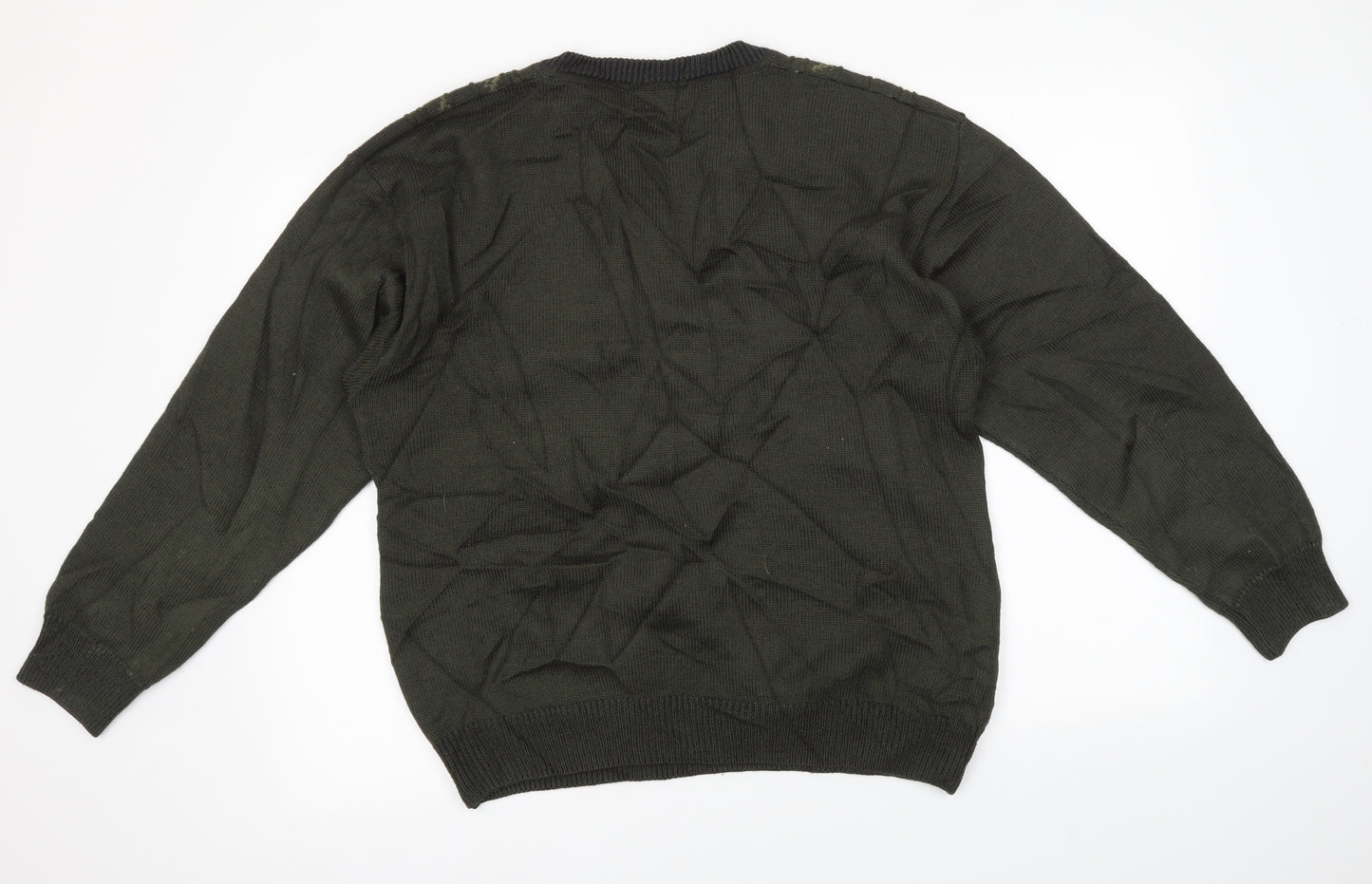 Pierre Sangan Mens Green   Pullover Jumper Size M